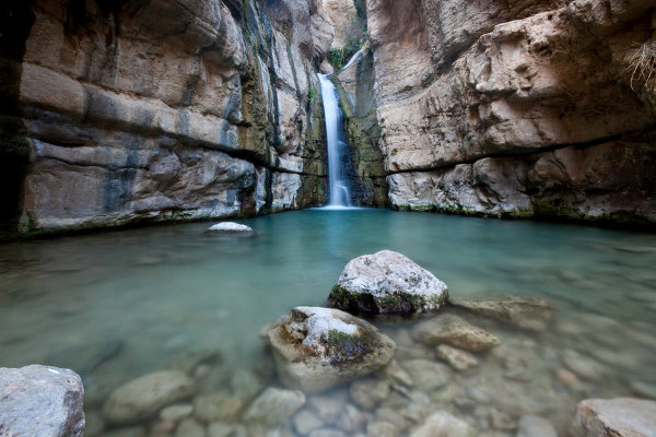 Visit the Rushing Waterfalls of Ein Gedi in the Middle of Israel's Dry