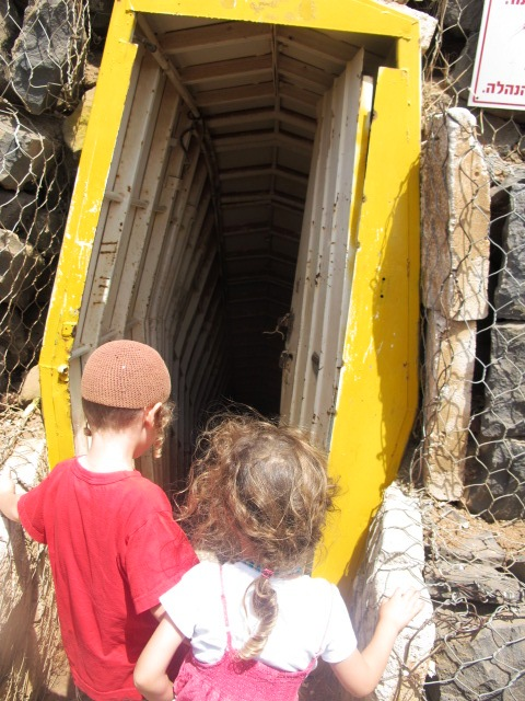 Exploring Mount Bental Bunkers