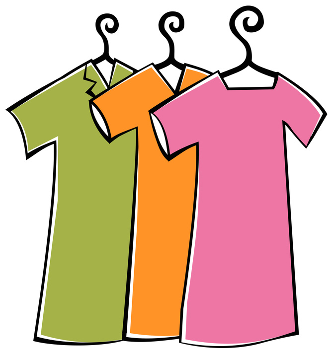 Clothes with hanger